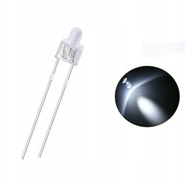 Dioda LED Leda 2MM Flux