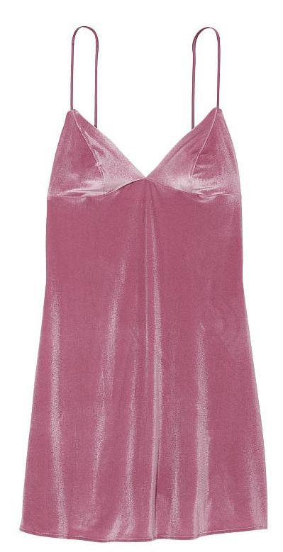 Sametová tričko noční Victoria's Secret růžová velikost S