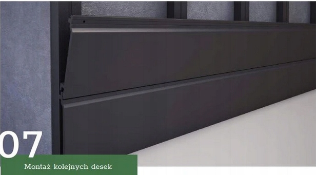 DESKA ELEWACYJNA KOMPOZYTOWA AMBER – DŁ. 2,9M Długość 290 cm