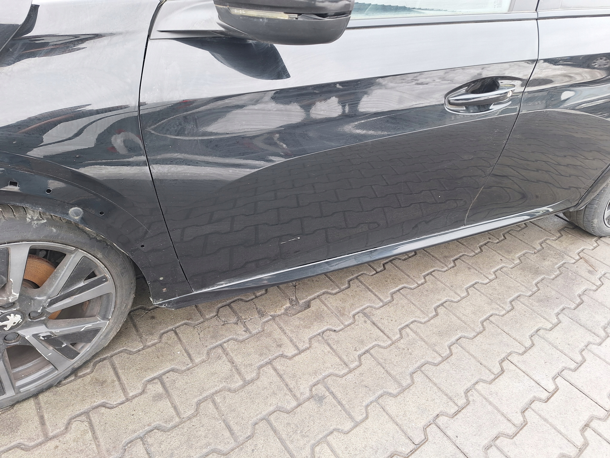 PEUGEOT e208 208 II 2 19- black, door front left left front KTVD
