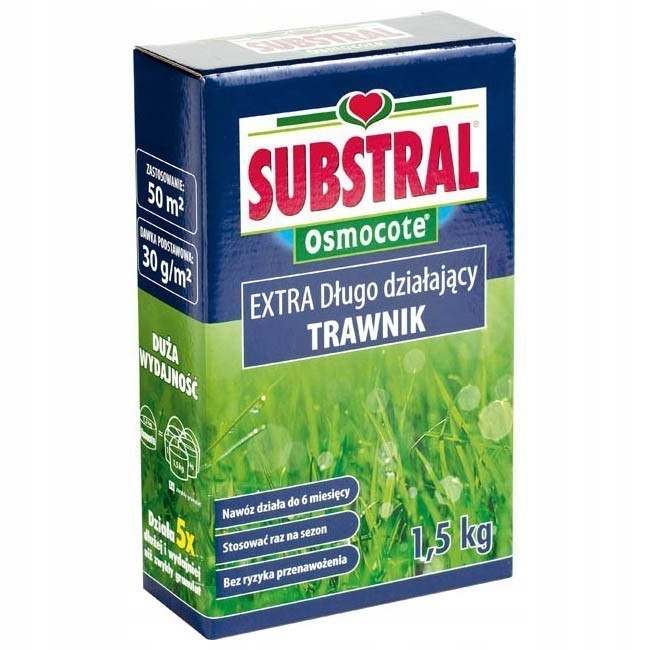 

Nawóz Osmocote Do Trawy Trawnika 1,5KG Wydajny
