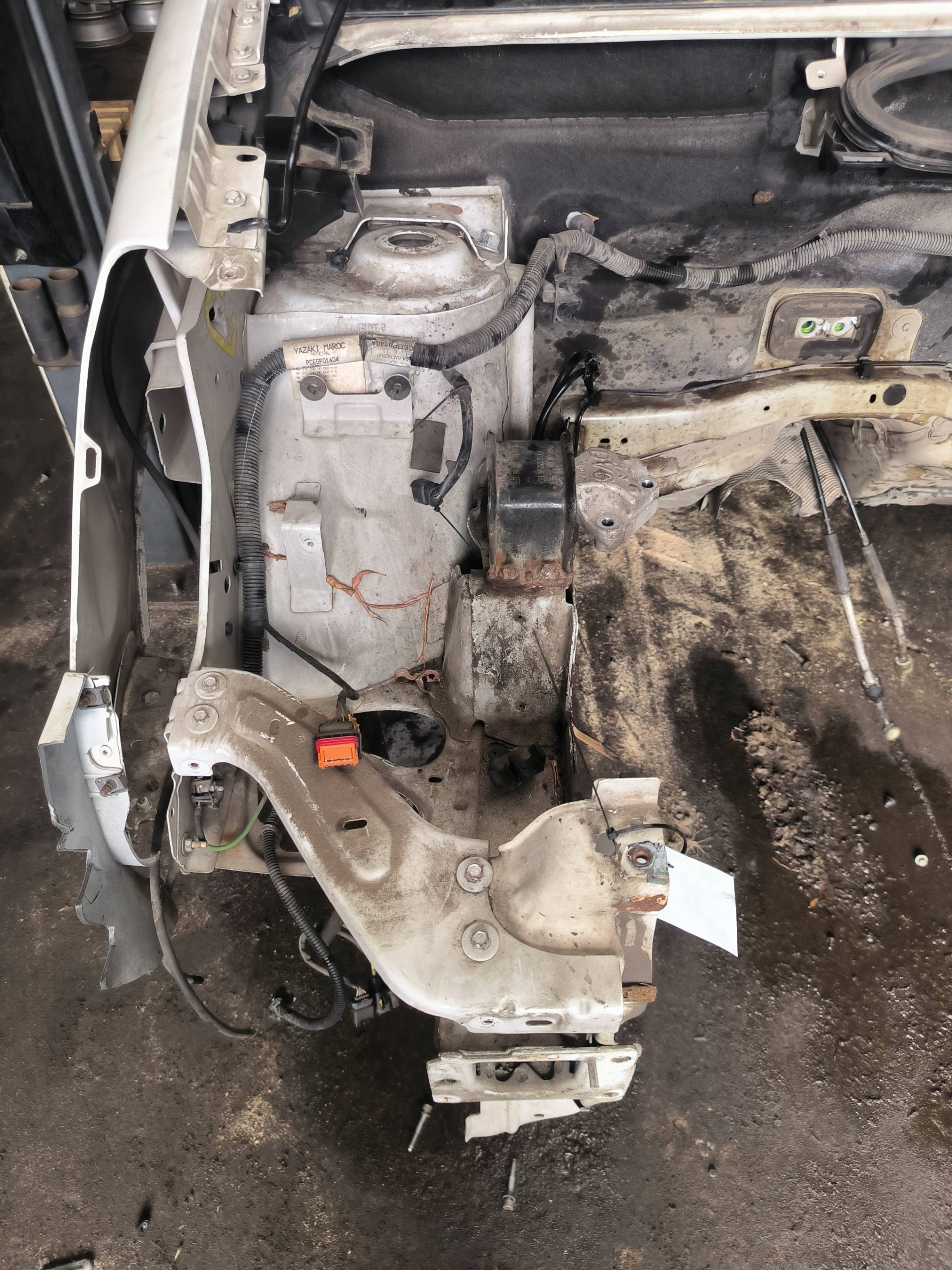 pipe end PODLUZNICY right PEUGEOT PARTNER II