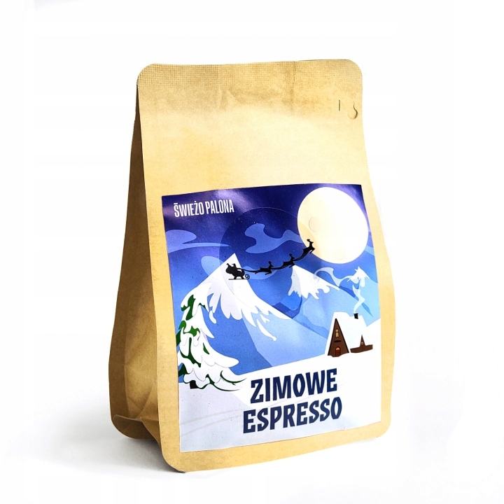Levně Káva zrnková Arabica Świeżo Palona Zimní Espresso hmotnost 500 g
