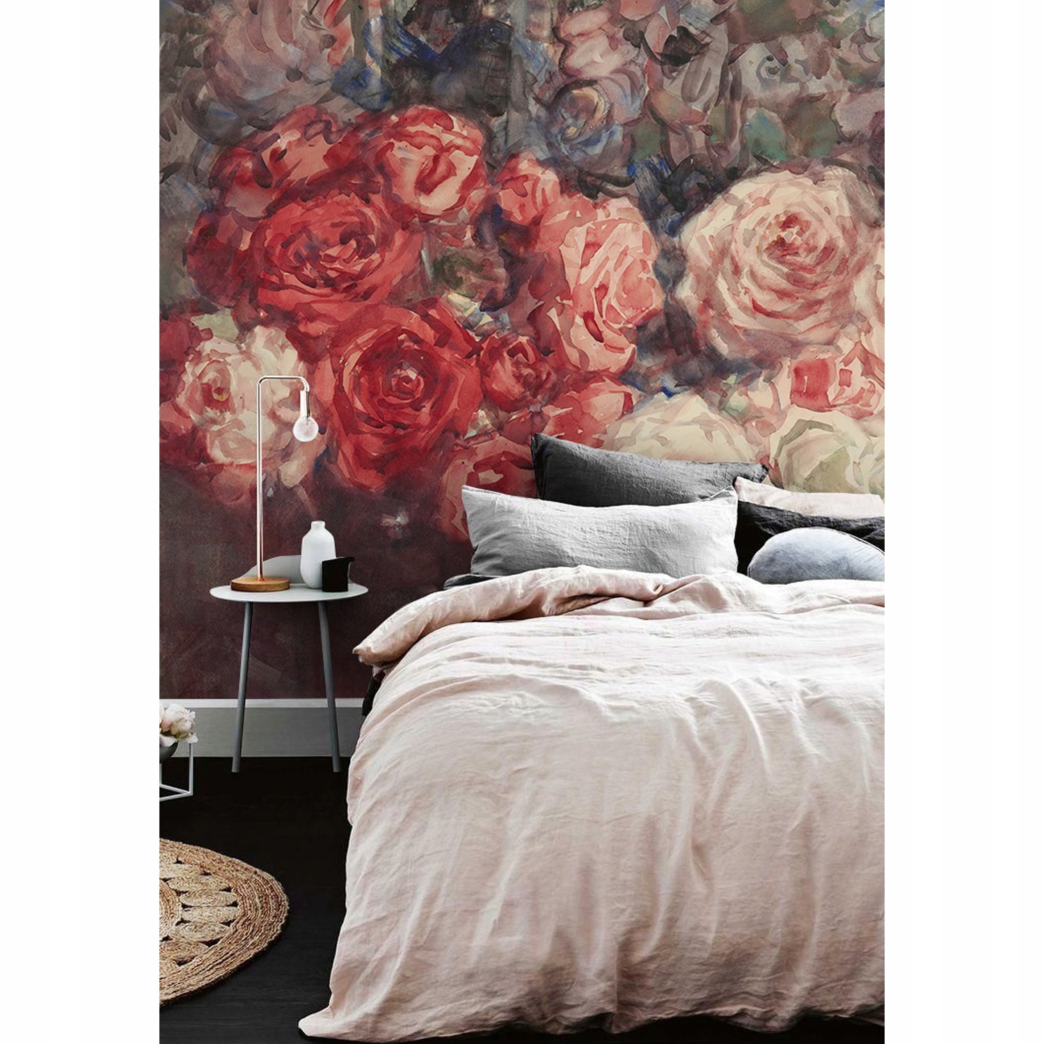 

Fototapeta Pastelowe bukiety róż vintage 250x250cm