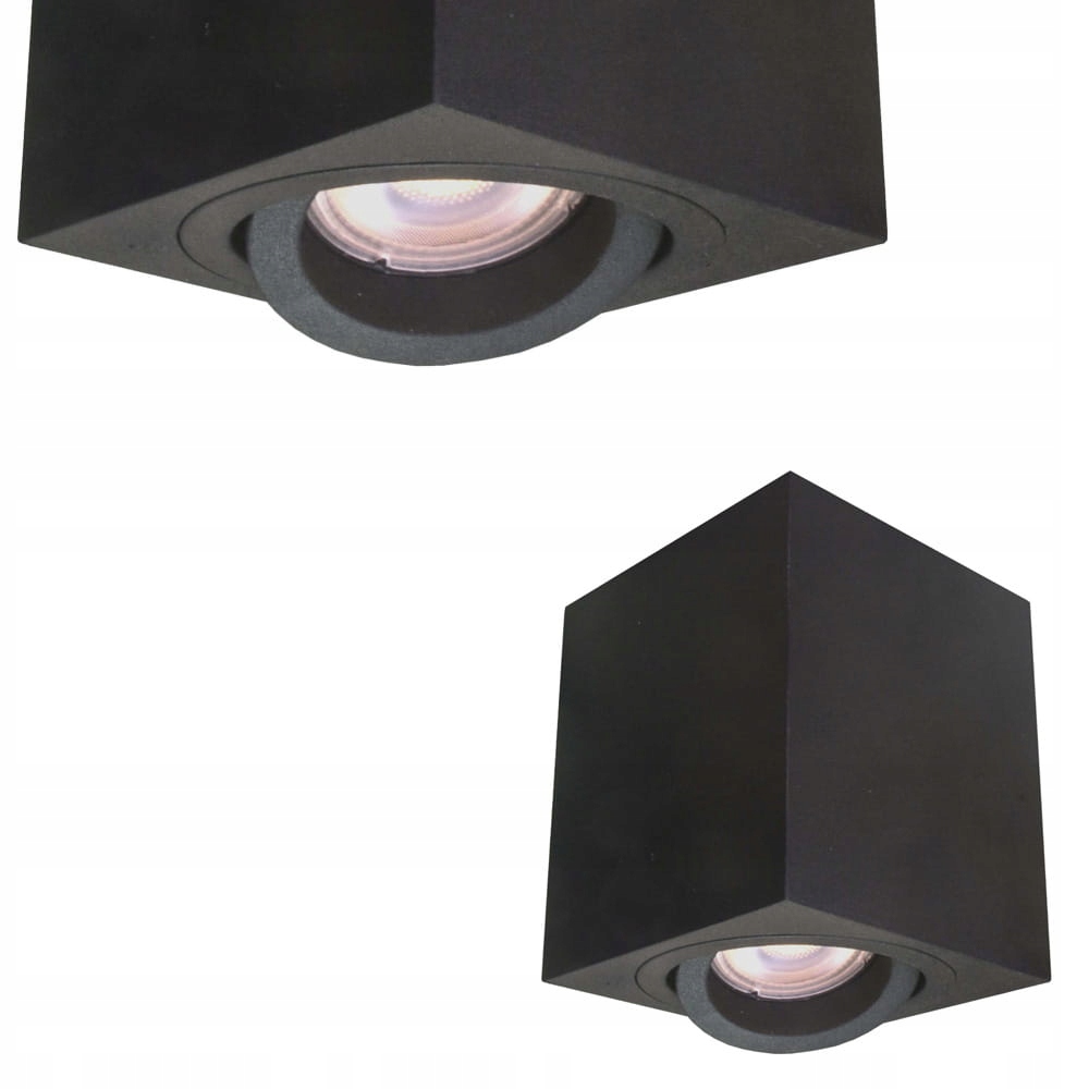 Spot Lyon černá kostka s pohyblivým očkem do obývacího pokoje Light Prestige