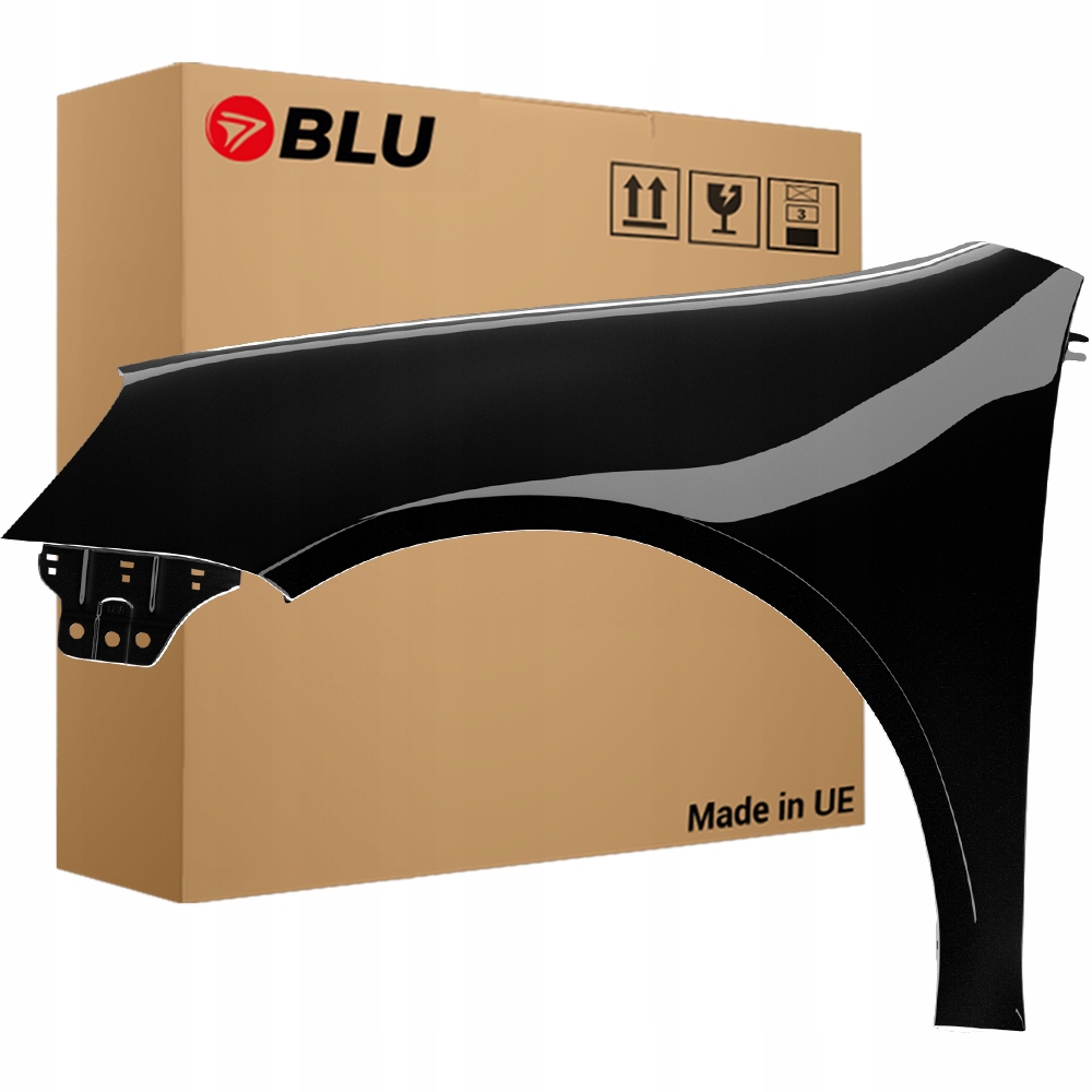 Blu Blatník Vw Golf V 5 LC9X levý černý 03-09 přední hatchback