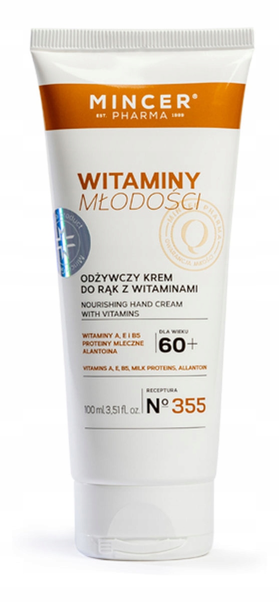 Mincer Pharma Krem do rąk z witaminami No355 100ml
