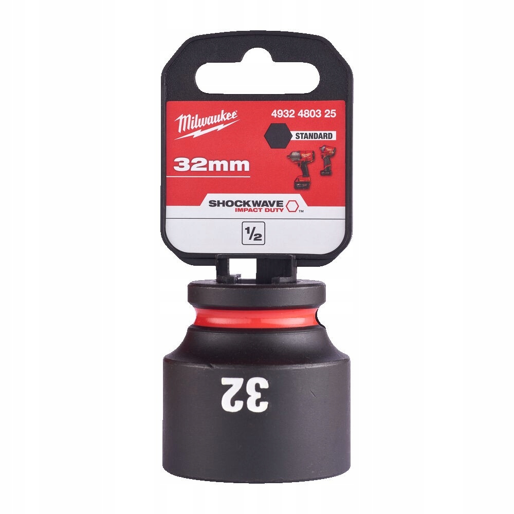 

Nasadka udarowa krótka 1/2" Milwaukee 32 mm
