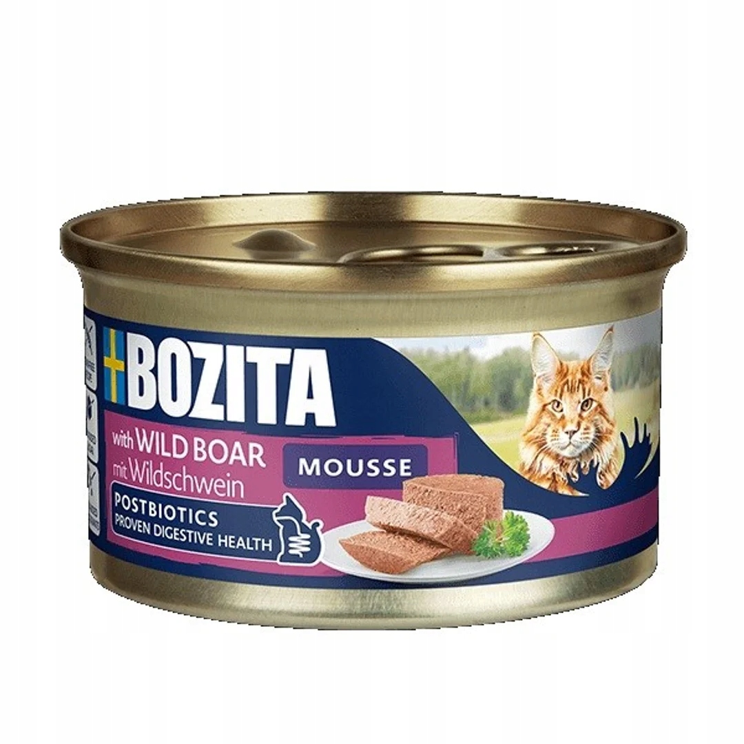 Bozita Mousse z divočáka 85g