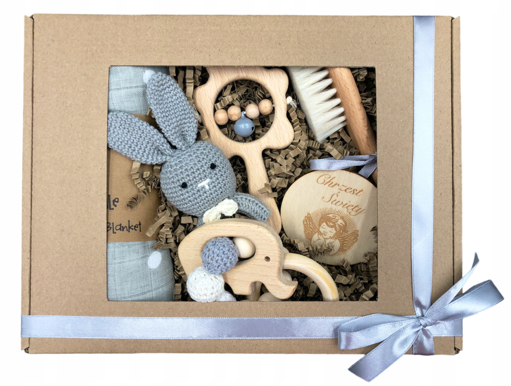 CHRZEST ŚWIĘTY prezent dla dziecka wyprawka + BOX Wiek dziecka 0 +