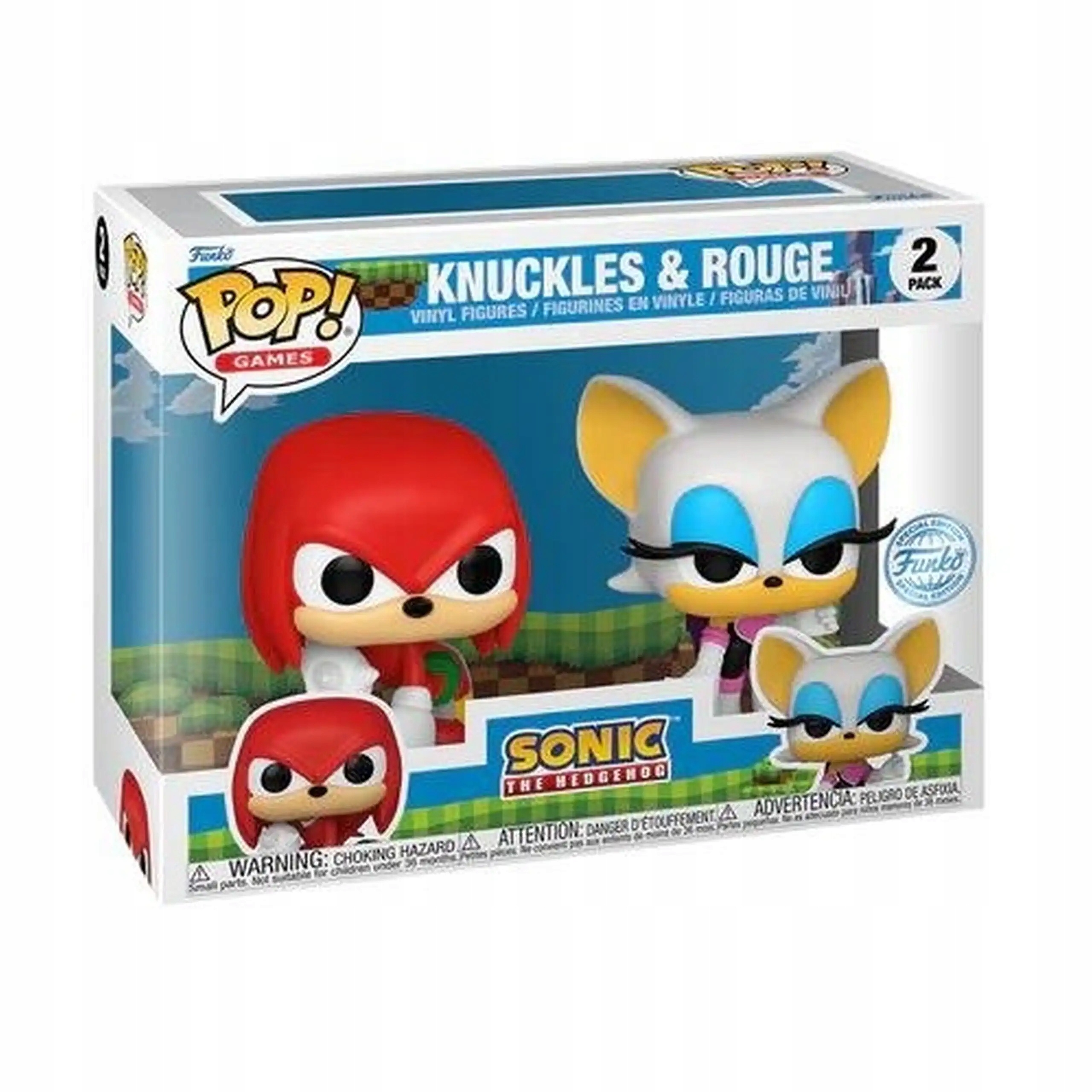Funko Pop set Sonic 2pack figurek Knuckles & Rouge Special Edition