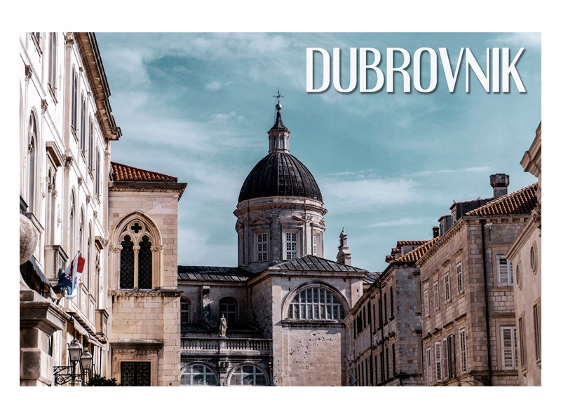 

Dubrovnik architektura Magnes na lodówkę