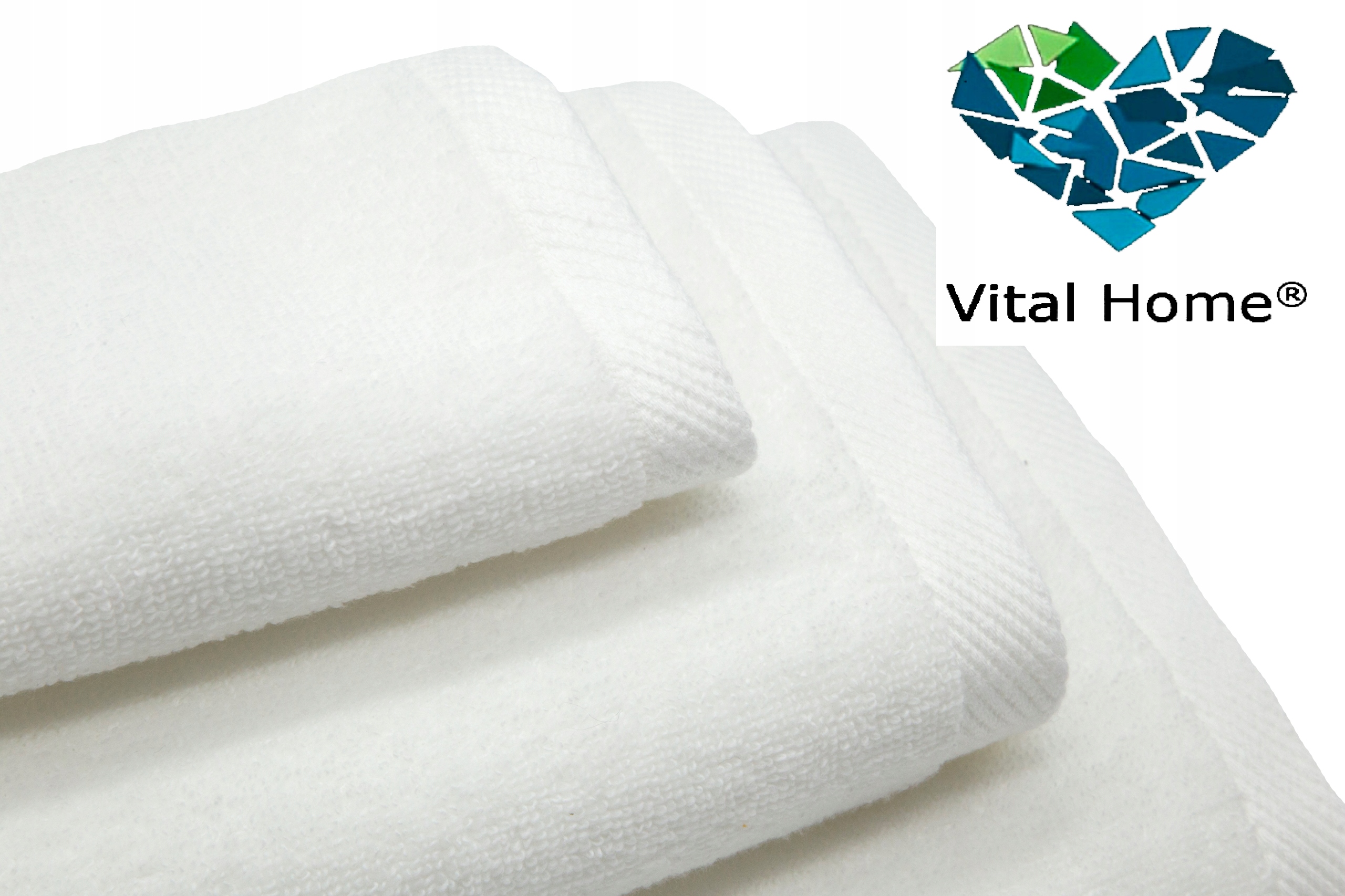 Saunová osuška Vitalhome Pure Cotton, bílá, hladká 80 x 200 cm, 500 g/m2