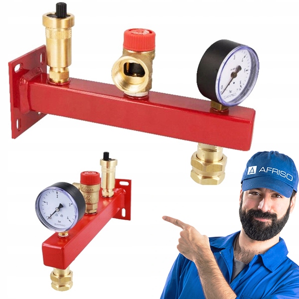 Bezpečnostná Skupina Oceľová Do C.o. 3 Bar Afriso