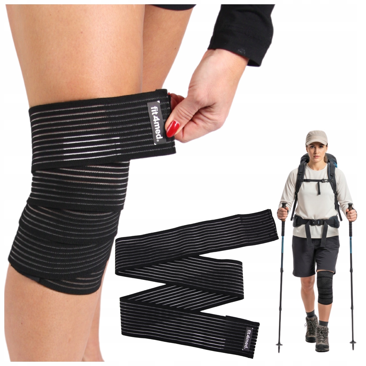 Stabilizator Na Kolano Kompresyjna Opaska Stabilizacja Stawu Kolanowego L/p