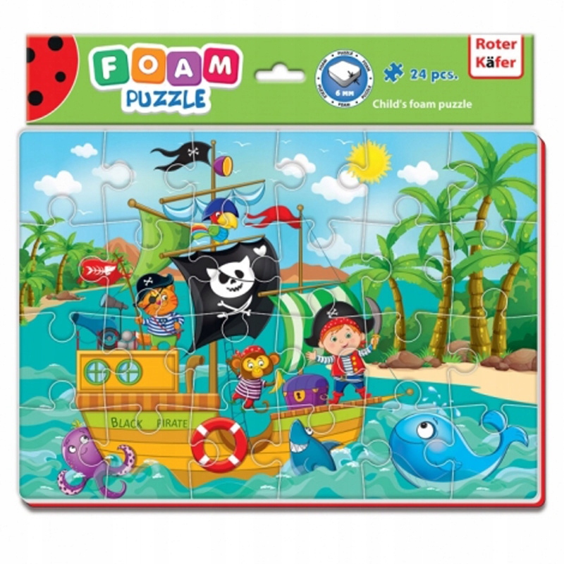 

Puzzle Piankowe A4 Piraci Roter Kafer