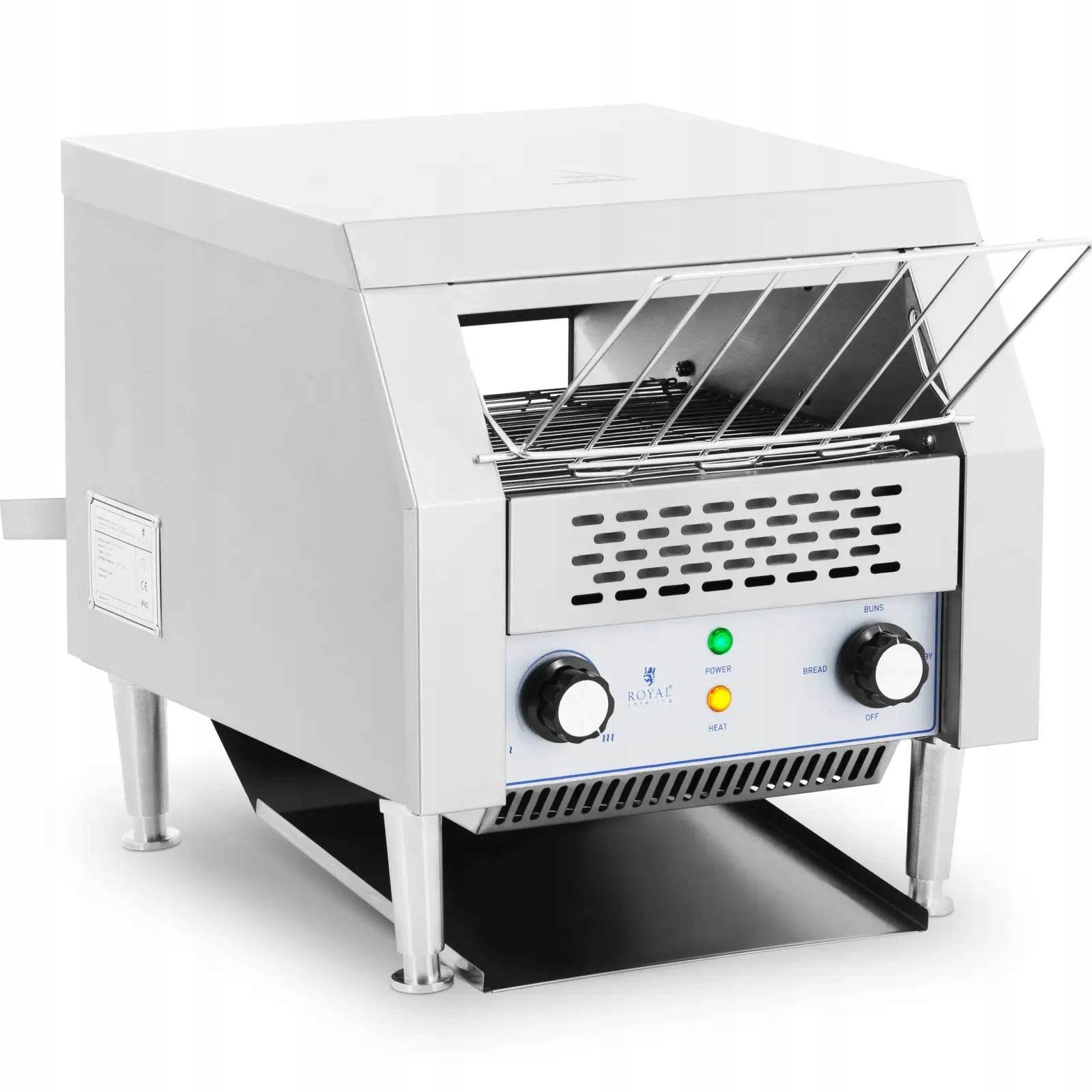 Sendvičovač, priechodný toaster na chlieb a rožky 350 ks/h 2200 W