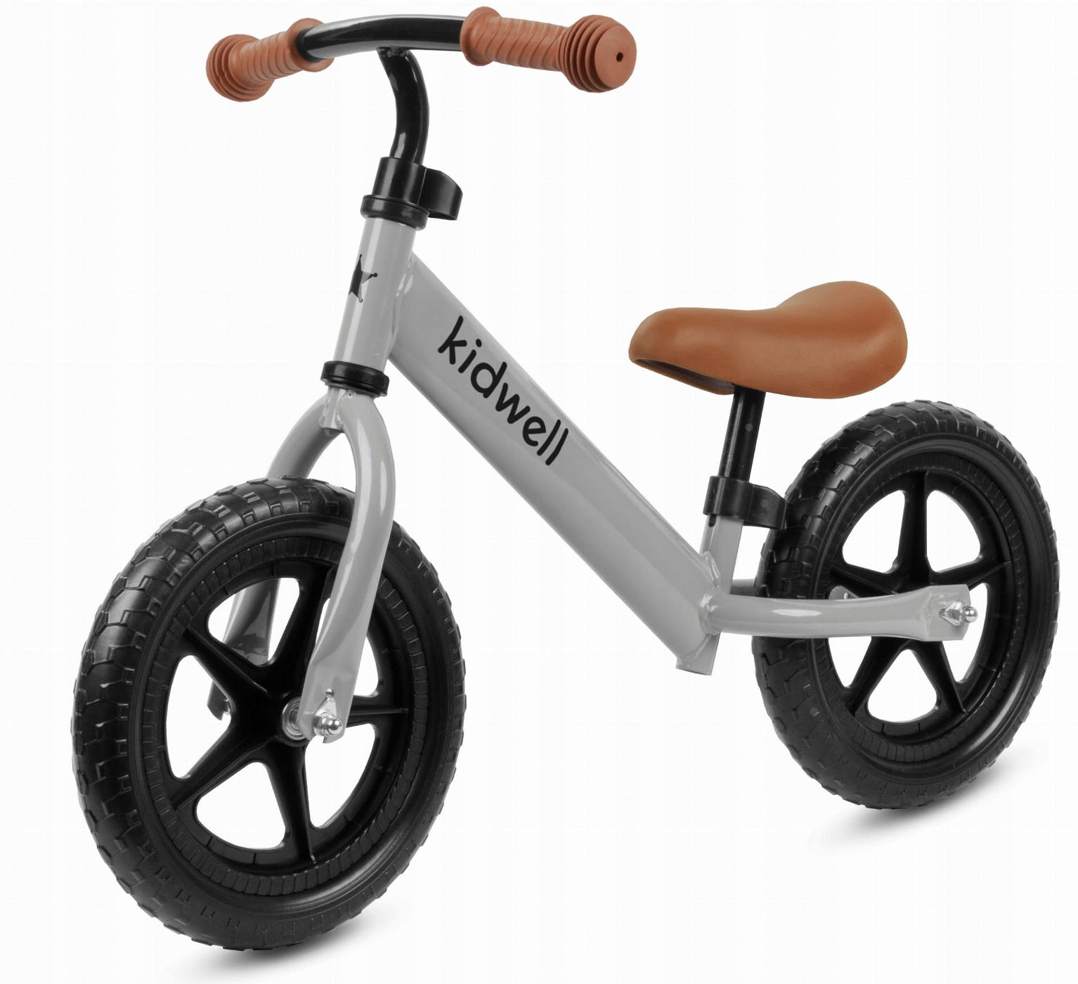 Rowerek Biegowy Kidwell Rebel Gray Szary Balance Bike