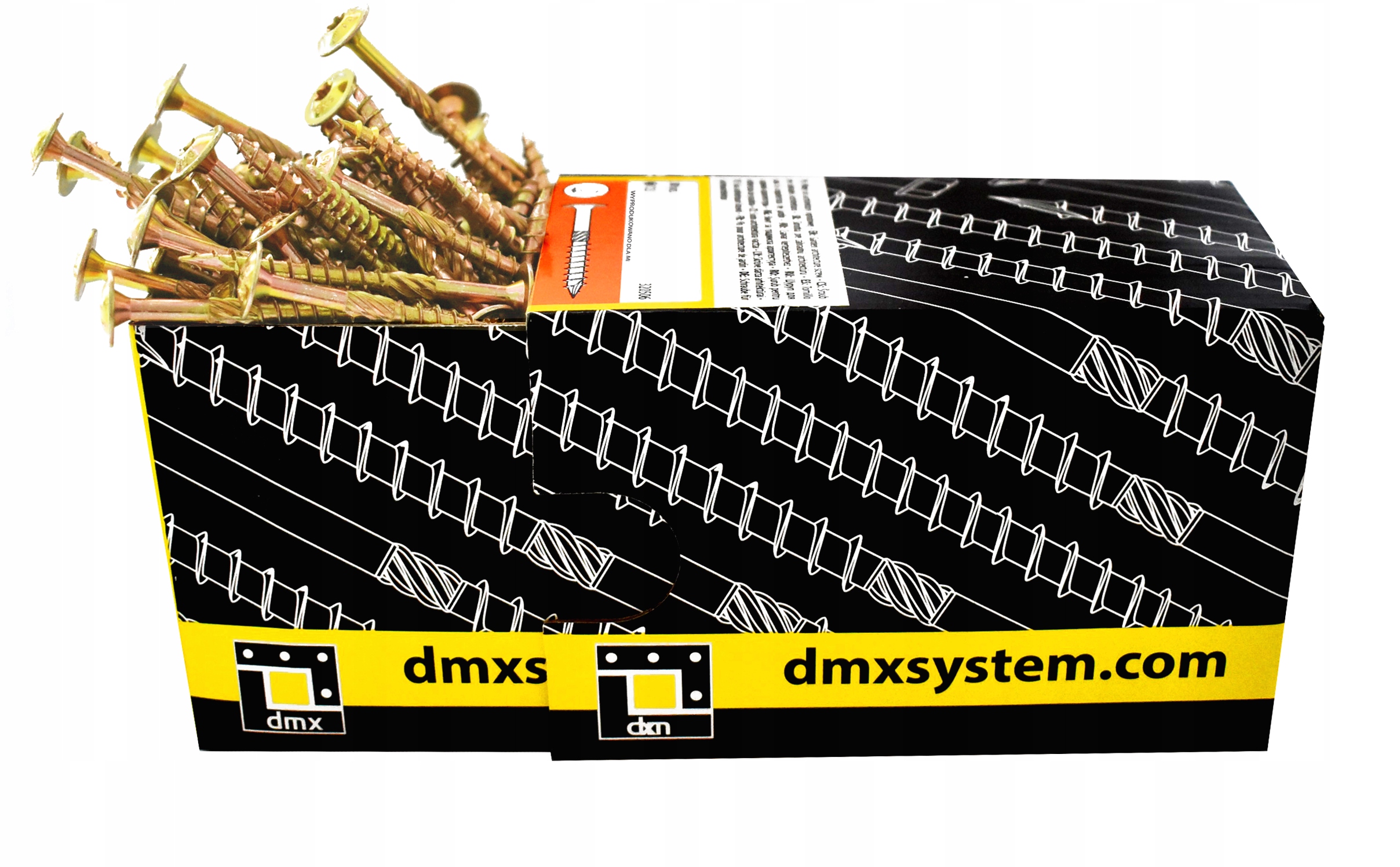 WKRĘTY CIESIELSKIE CT 5x45 TORX ŁEB TALERZOWY / PODKŁADKOWY DMX 200sztuk Producent Domax