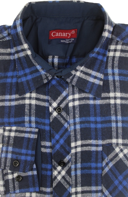 KOSZULA FLANELOWA MĘSKA W KRATĘ XL F65