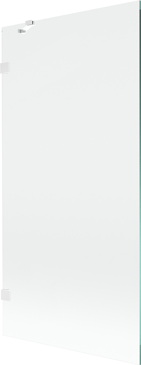 Mexen Lunar vanová zástěna 1-křídlová 90 x 150 cm, transparentní, bílá 89