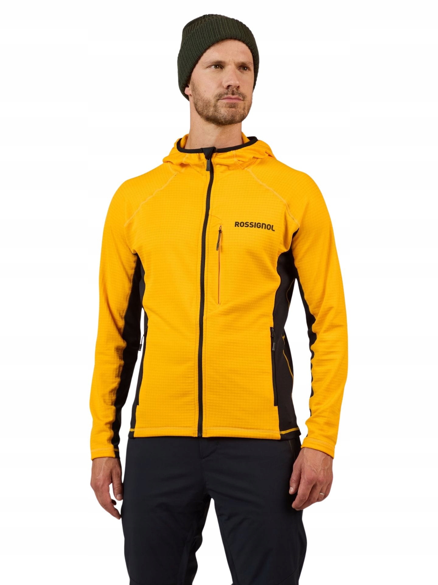 Mikina Rossignol Blackside Fzh Fleece Saffron Yellow M