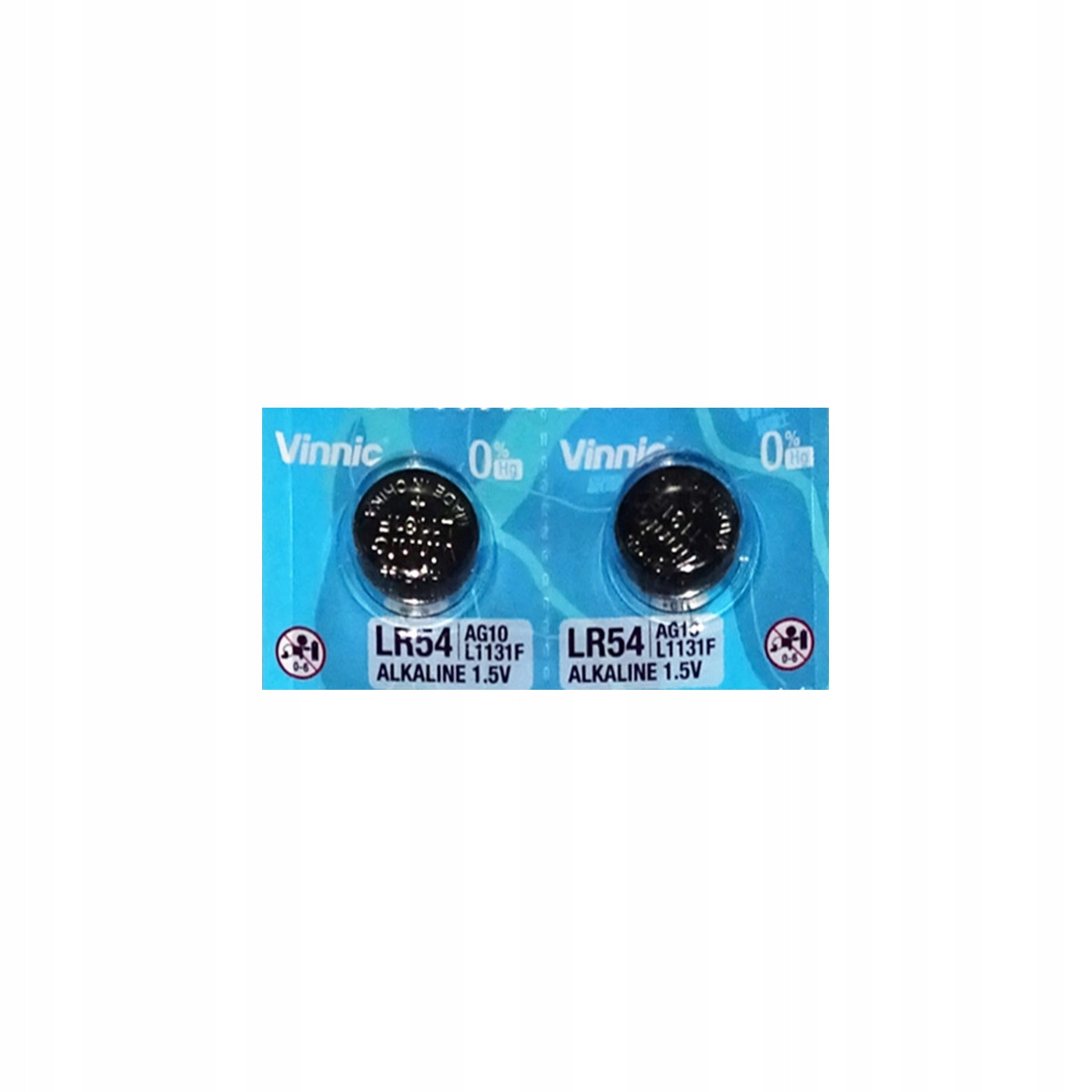 

2 x bateria L1131F Vinnic AG10 L1131 LR54 G10