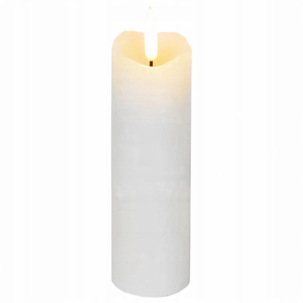 

Świeczka Led Na Baterie Świeca Lampka XL Biała