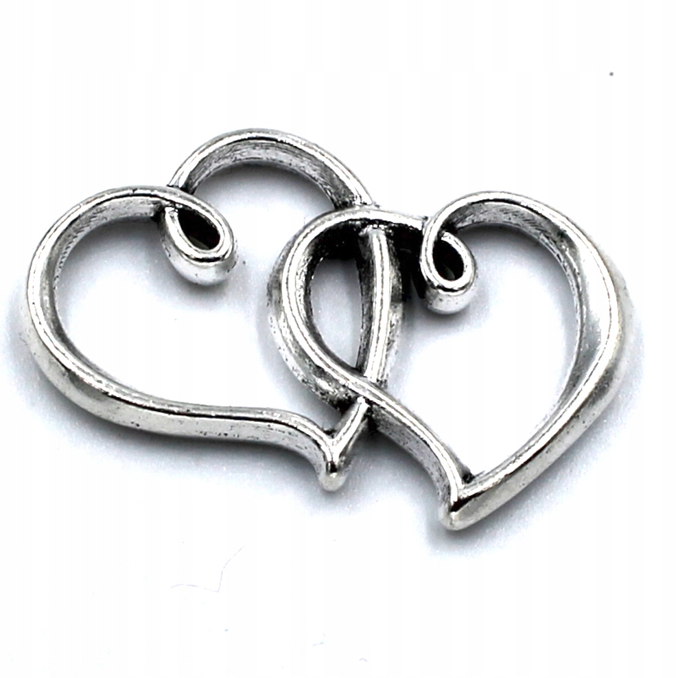 Łącznik Metalowy Serca 32x20mm 1szt