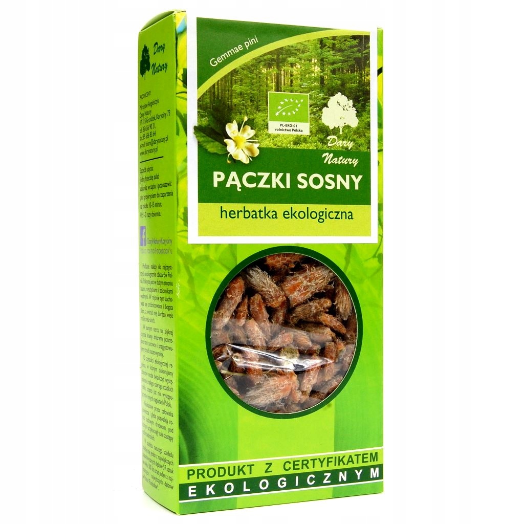 

Herbatka pączki sosny bio 50 g dary natury