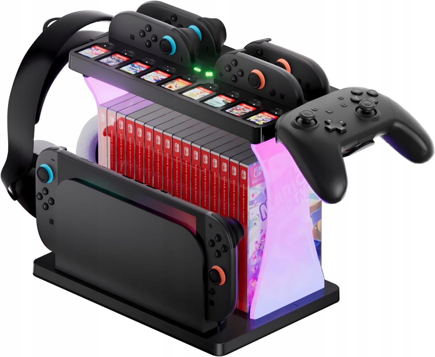 Stacja Ładująca NS2 Do Kontrolerów Wielofunkcyjny Organizer Na Akcesoria