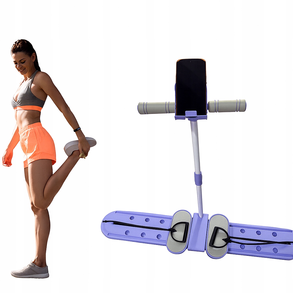 Fitness Suwak do Ćwiczeń Nóg, Pośladków i Talii Domowy Trener z Uchwytami