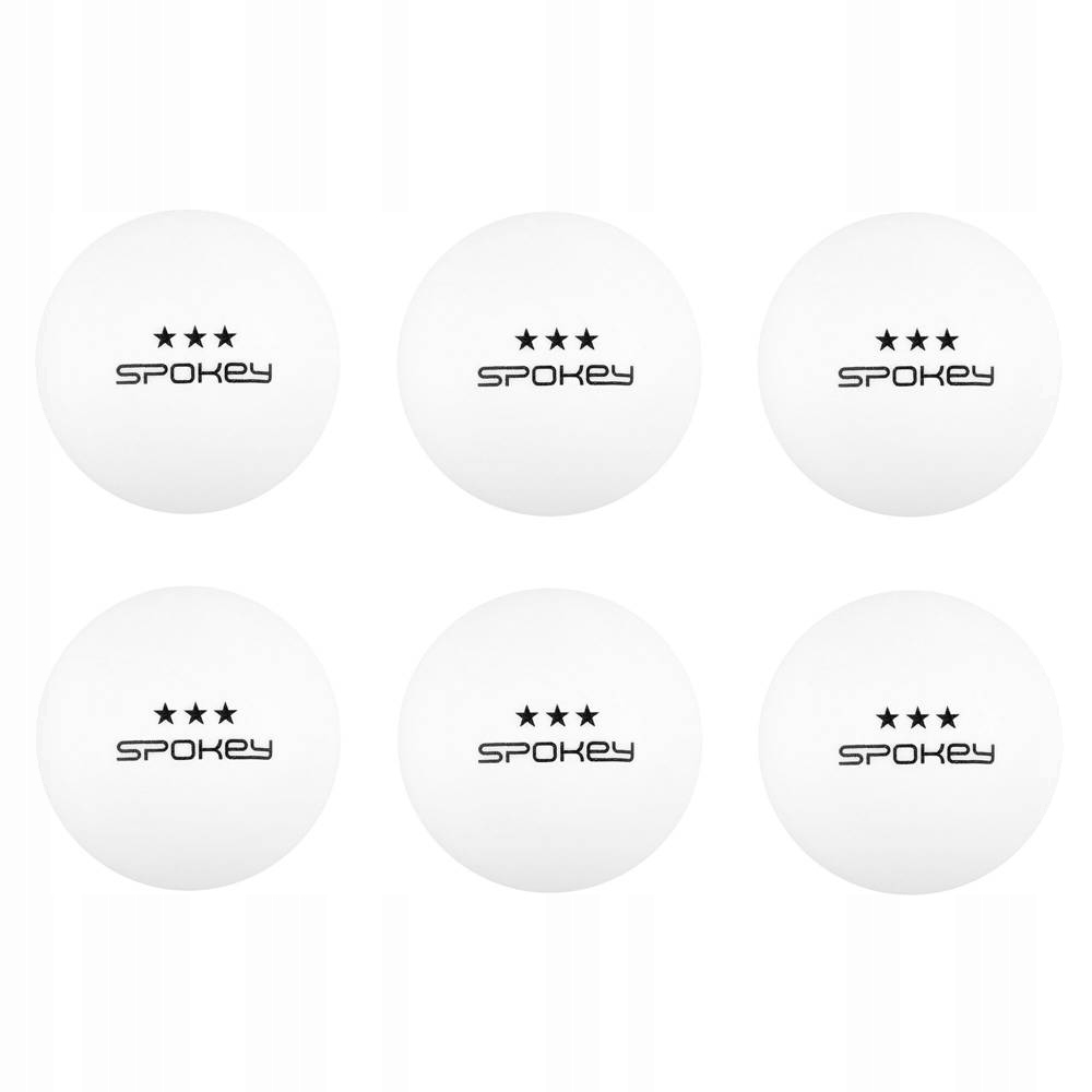 SPOKEY Zestaw 6 Piłeczek Do Tenisa Stołowego 3*