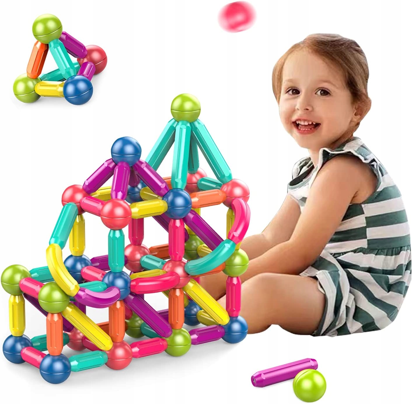 

Magnetyczne Klocki Edukacyjne Magnetic Sticks 42
