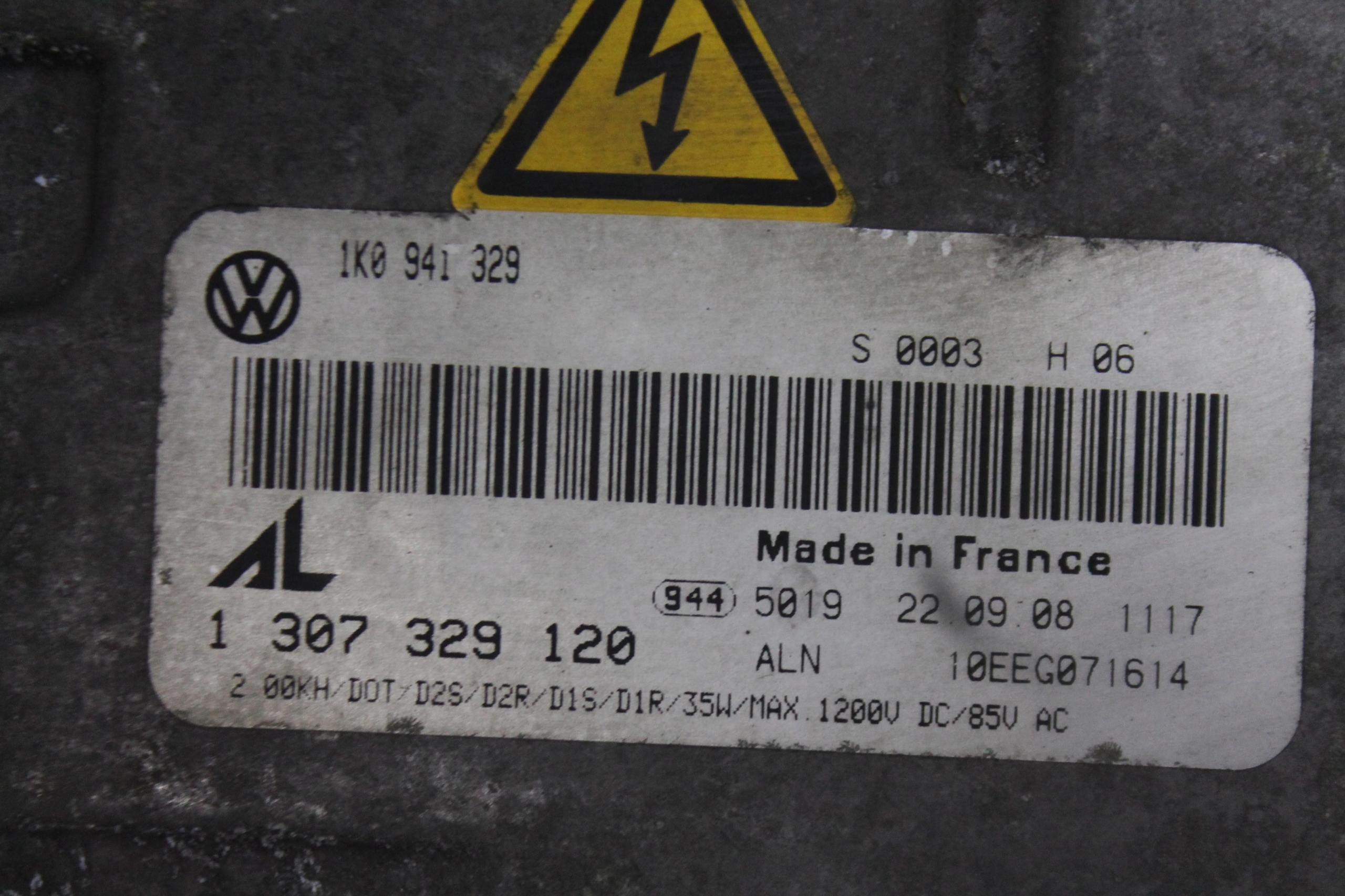 light left front BI-XENON 3C8941751C VW PASSAT CC 08-16 EURO