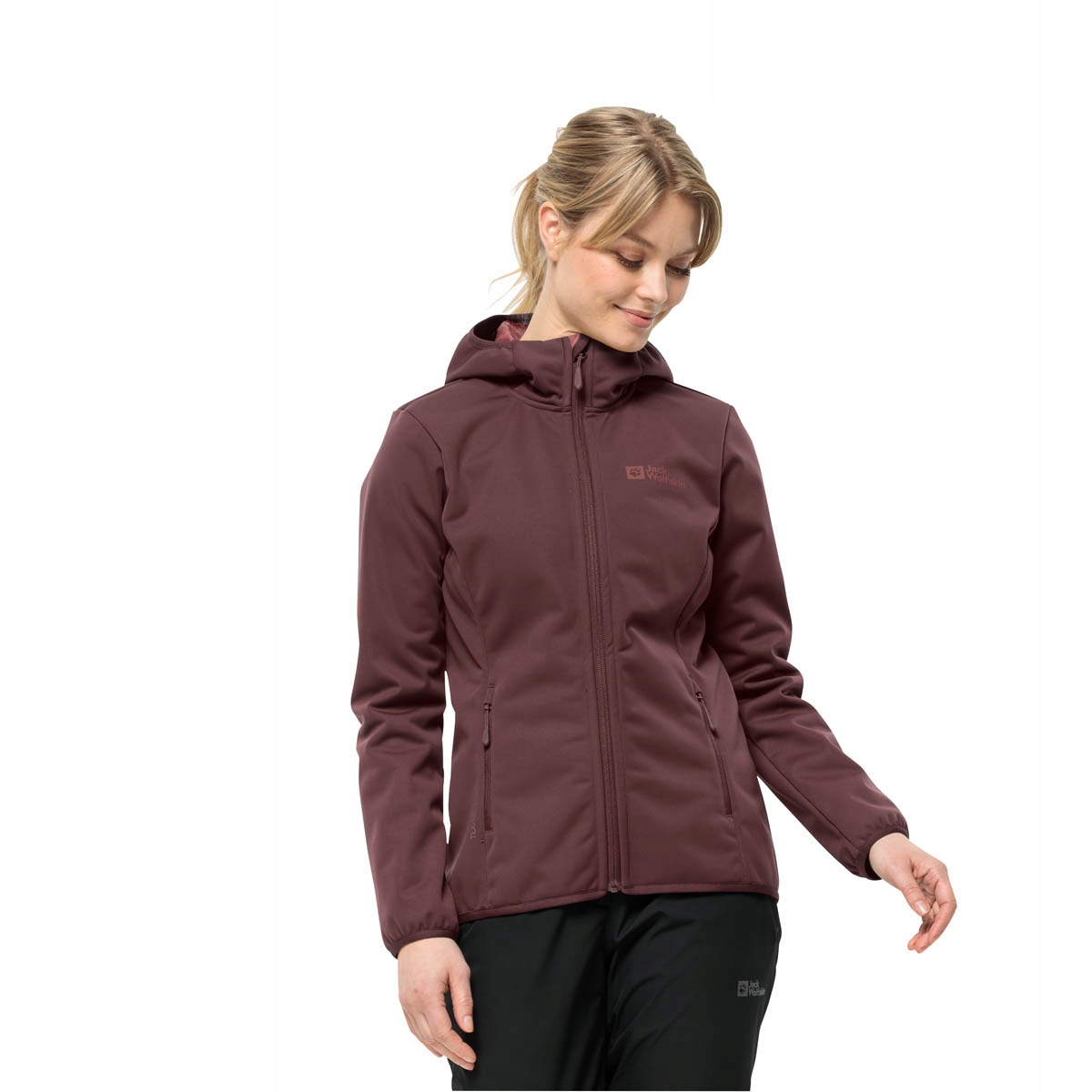Damska kurtka softshellowa Jack Wolfskin kaptur XL
