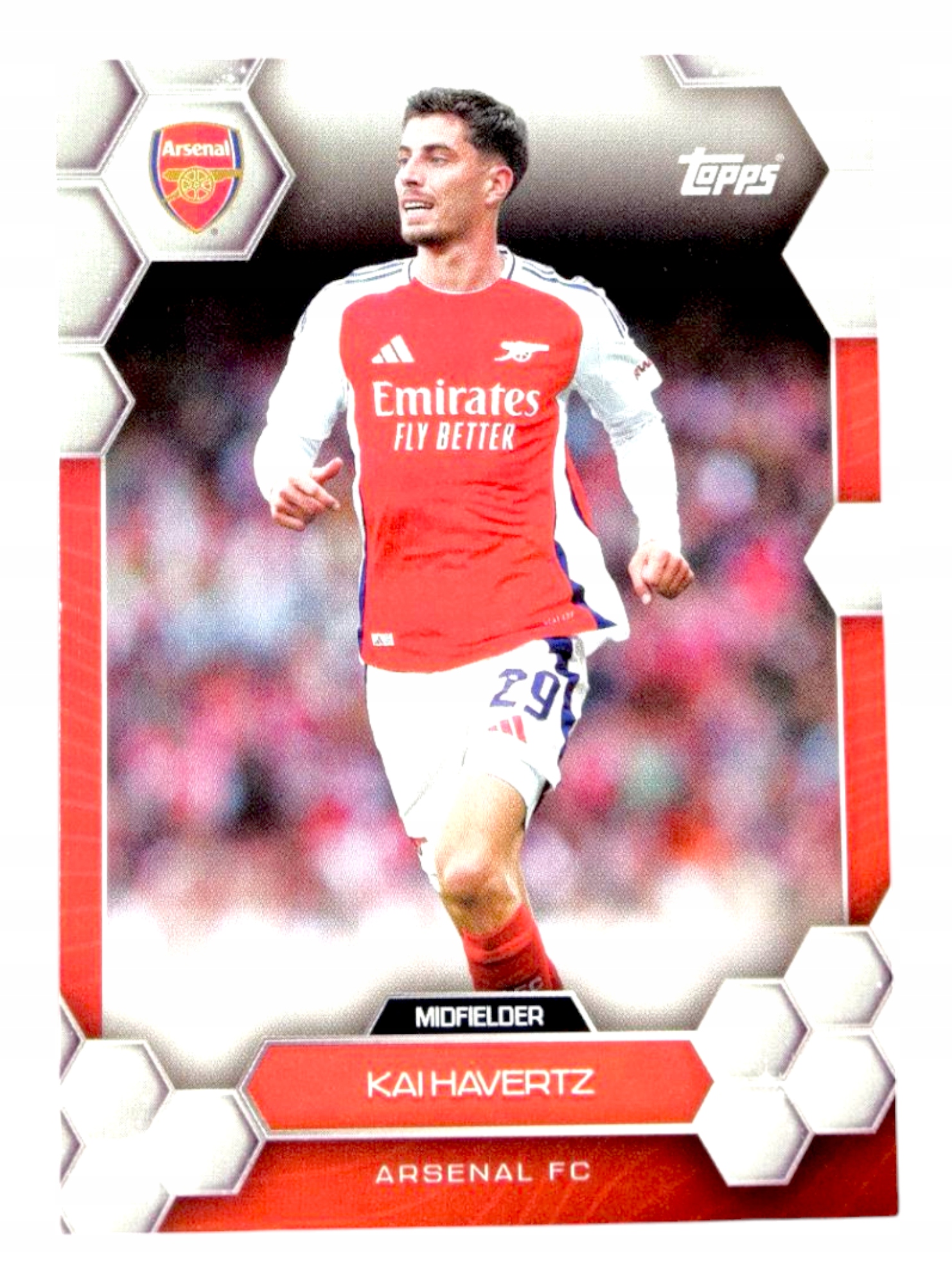 Topps Fan Set Arsenal 2024-2025 Midrielder 15 Kai Havertz