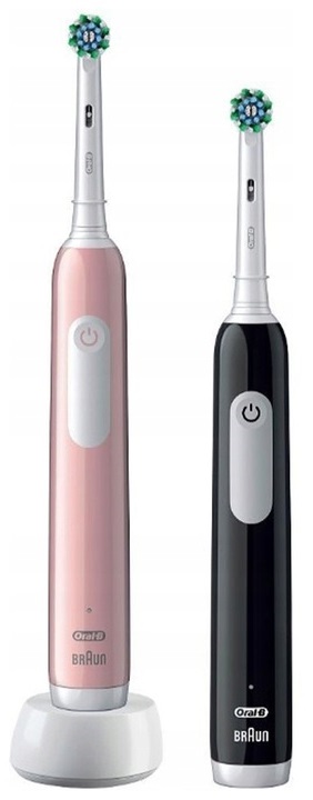 2 X Oral-b Pro Series 1 Zestaw Szczoteczka Elektryczna Do Zębów 2 Końcówki