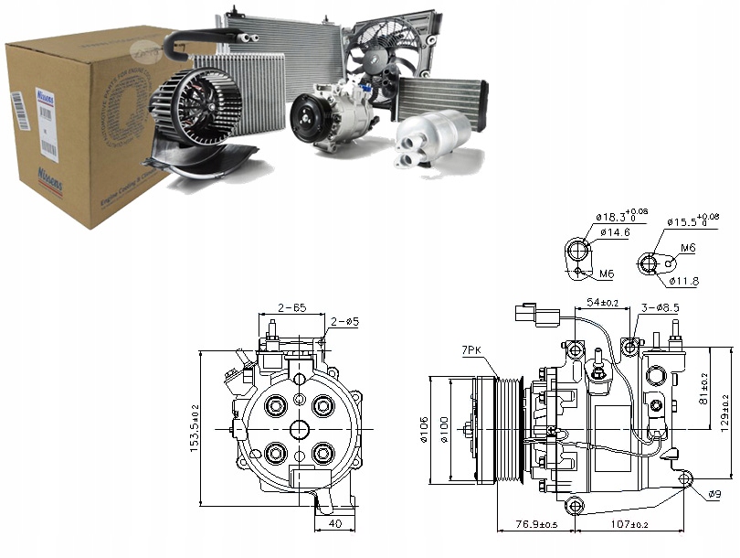 NIS89246 Kompresor Klimatizace Honda CIVIC VIII Asistent řidiče #33