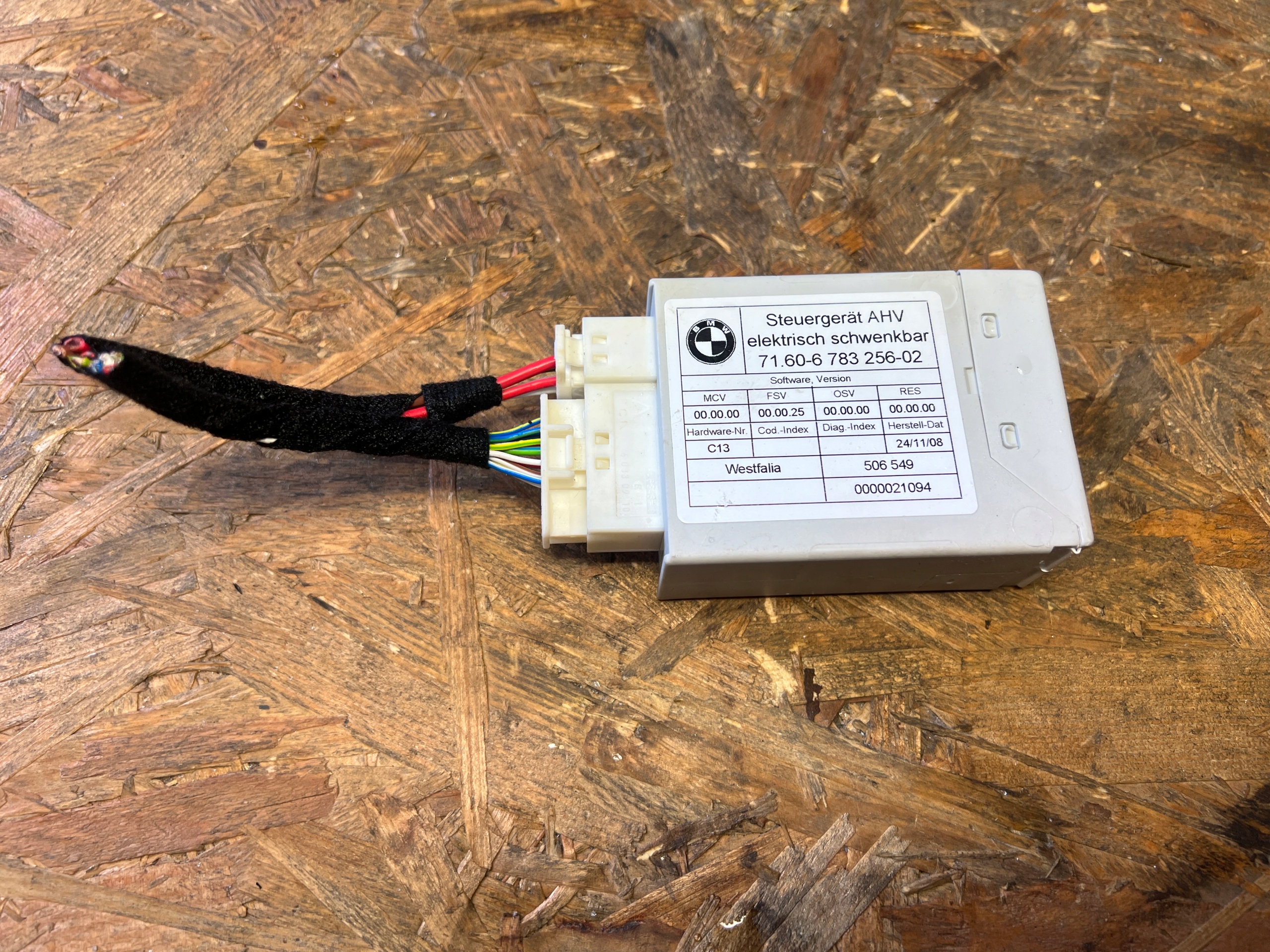 BMW E60 E61 модуль блок управления крюком 6783256