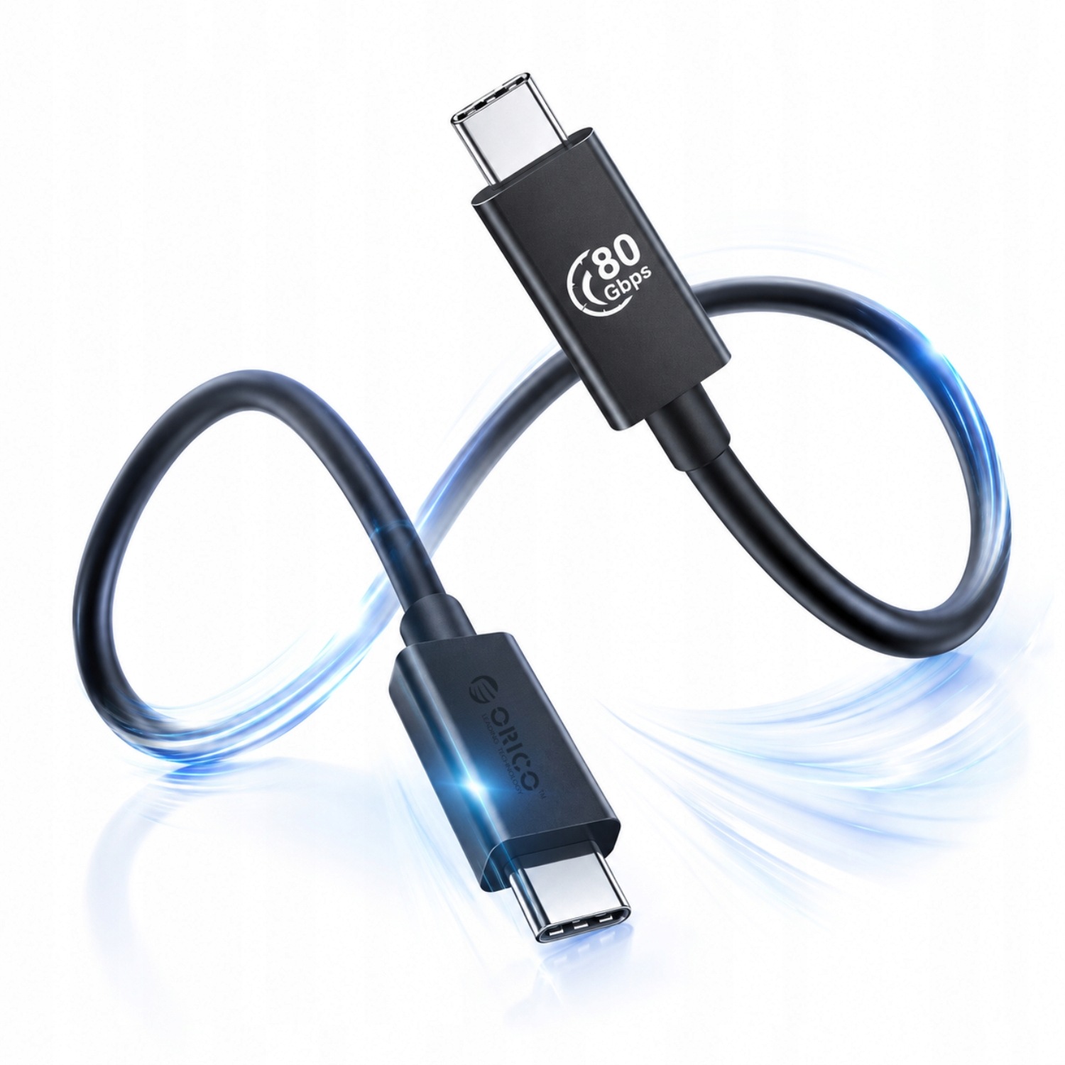 Nabíjecí kabel Thunderbolt 5 Orico USB4 80Gbps 240 W Usb-c na Usb-c 2 m