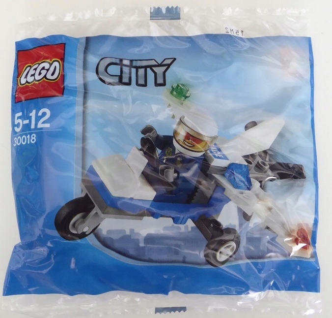 Lego City 30018 Polybag Samolot Policyjny