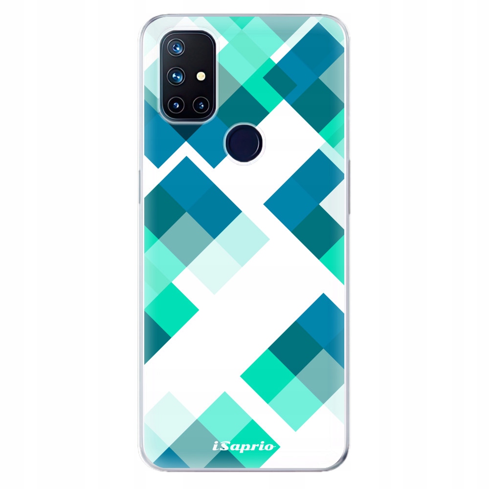 Silikonowe etui iSaprio Abstract Squares 11 do OnePlus Nord N10 5G