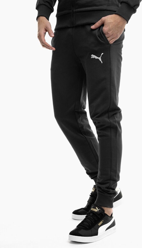 Pánské Kalhoty Puma Team Goal Casuals Černé 658598 03 vel. S