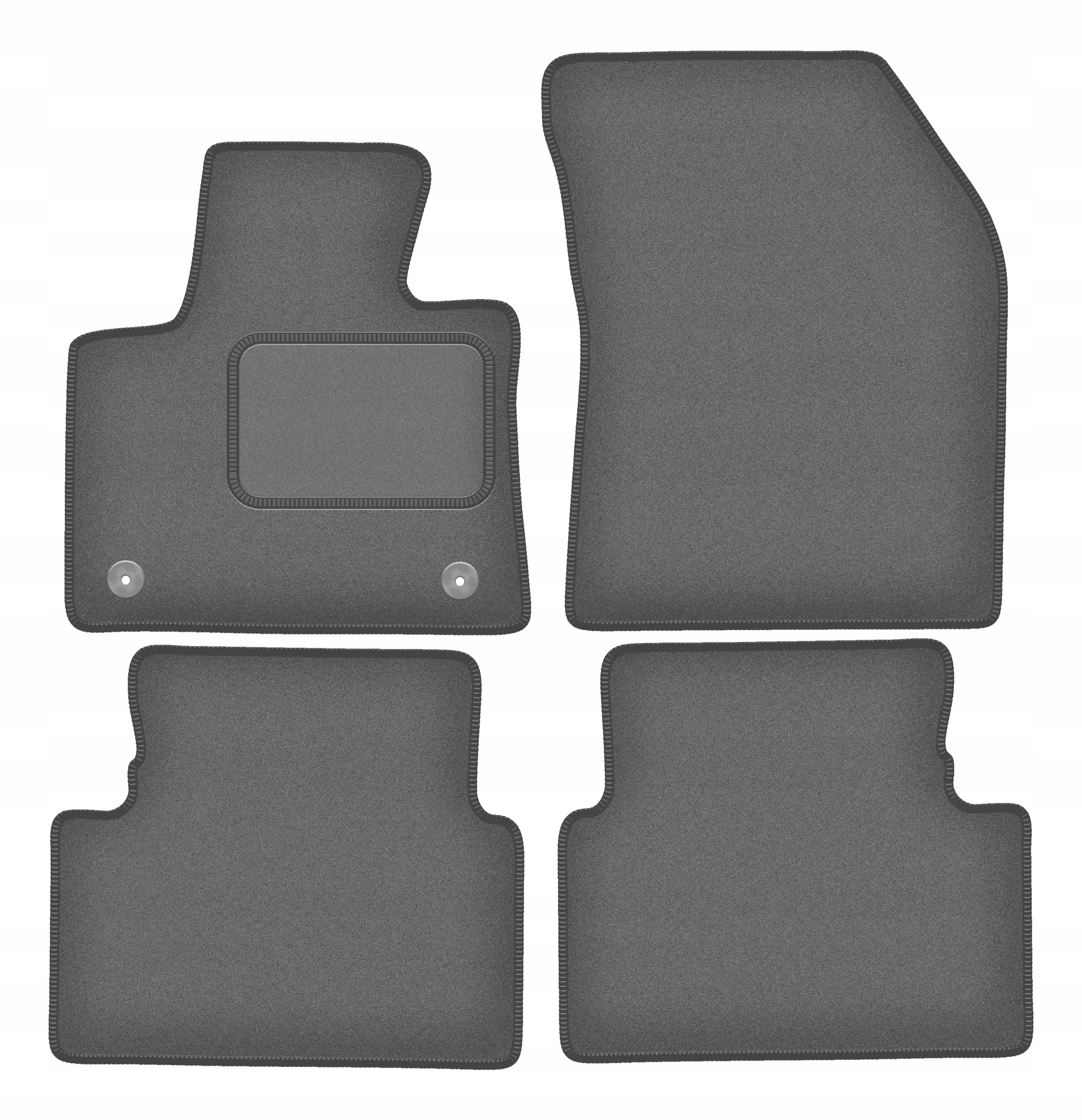 Automobilové velurové koberce pro: Citroen C5 Aircross crossover (2019-)