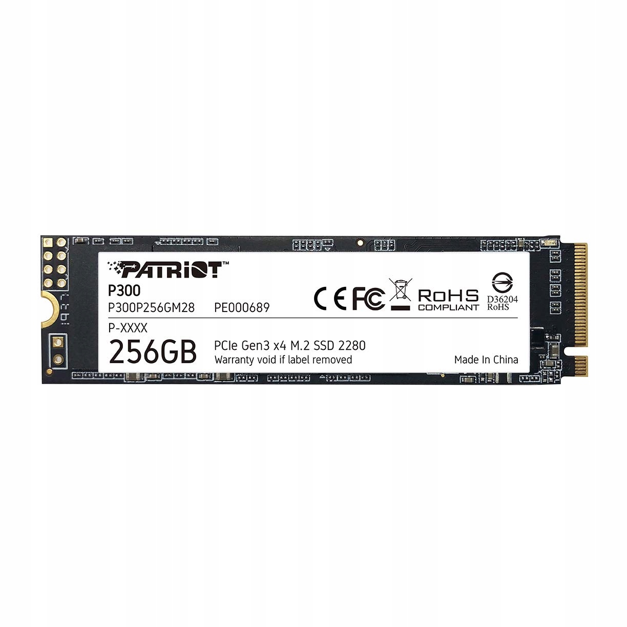 Patriot P300/ 256GB/ Ssd/ M.2 NVMe/ 5R P300P256GM28