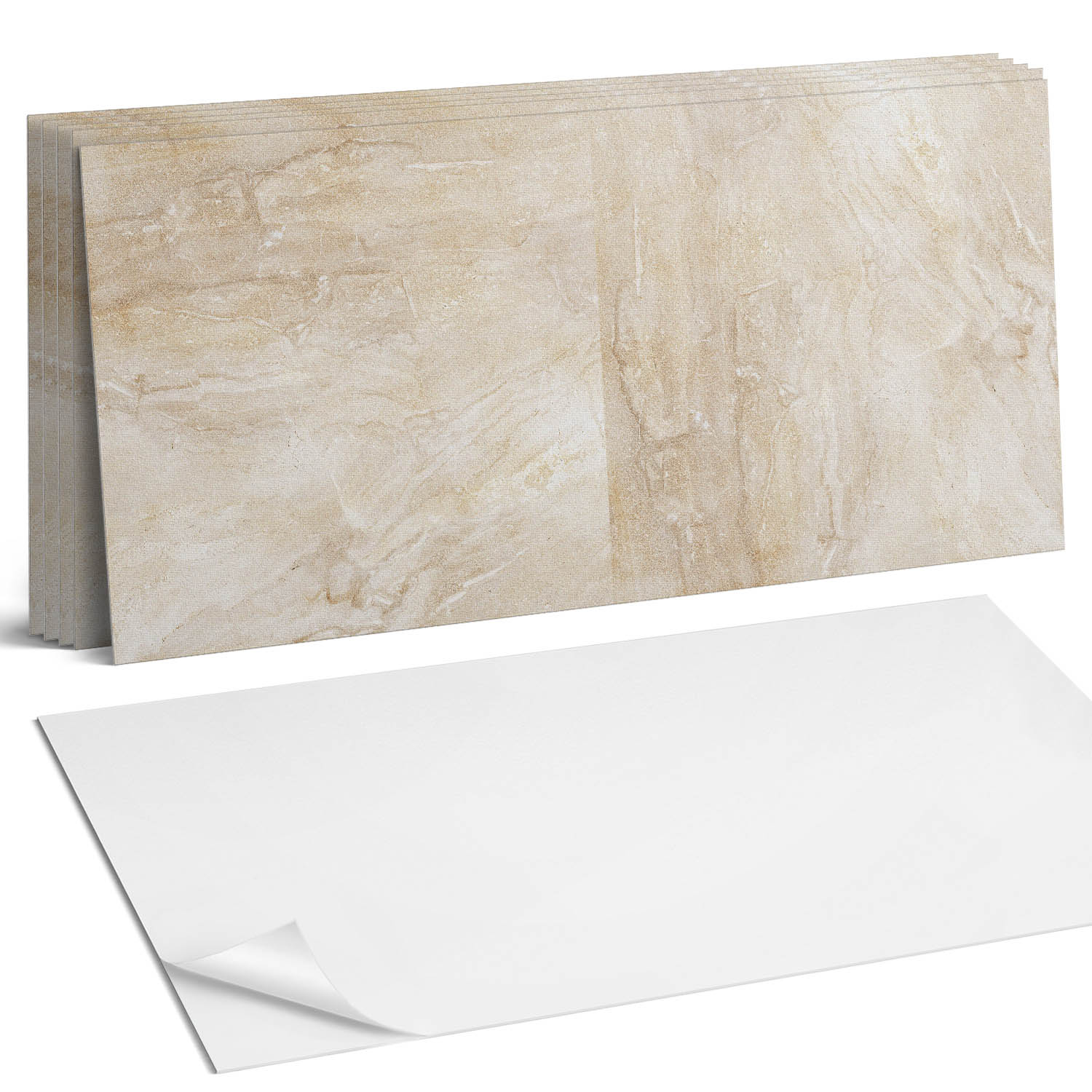 Dekoratívne vinylové dlaždice Stylizácia na báze kameňa 6 x 60 x 30 cm