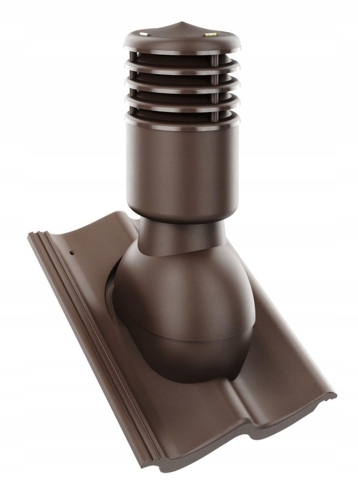 Krb Oc. 125 Pro Střešní Krytinu Euronit 's' Hnědý