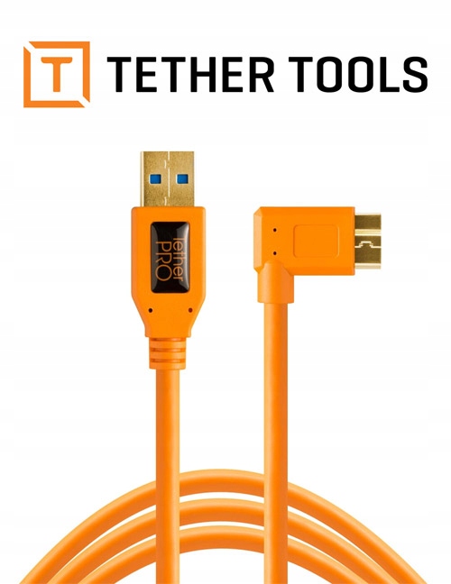 Kabel Tether Tools Pro USB Micro-B Right 4,6m CU61RT15-ORG EAN (GTIN) 818307013254