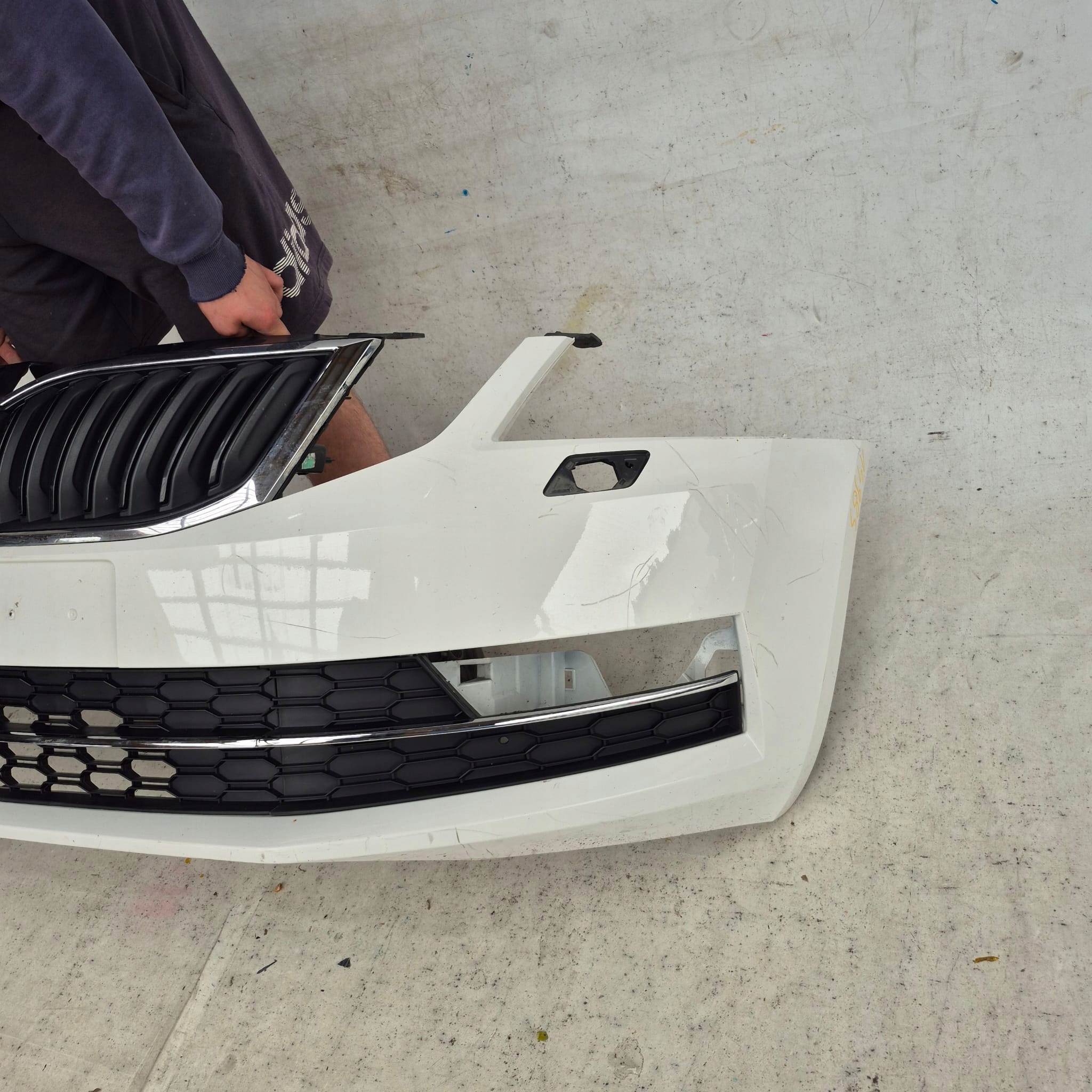 SKODA OCTAVIA III LIFT 17- bumper front front SPR 5E0807221N